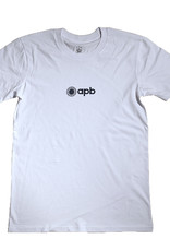 APB Skateshop APB 90's Logo Tee White w/ Navy