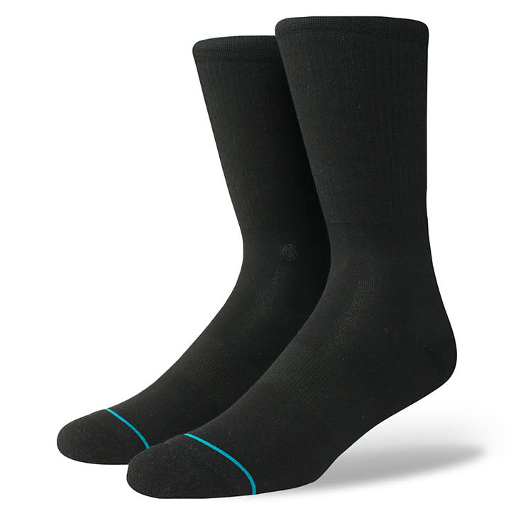 Stance Socks Fashion Icon Black Medium - APB Skateshop LLC.