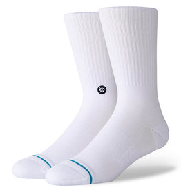 Stance Socks Icon White/Black Large