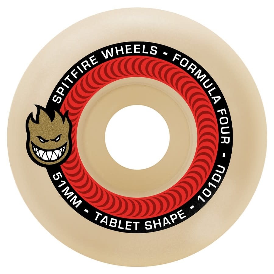 Spitfire Wheels Spitfire F4 101d Tablets Natural 52mm