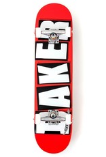 Baker Skateboards Brand Logo White Complete 8.0"