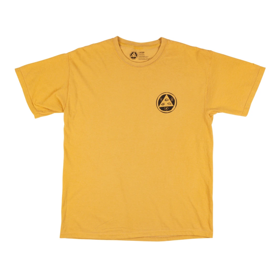 Welcome Skateboards Goodbye Horses Garment-Dyed Tee Gold