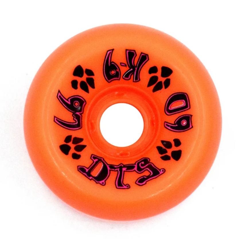 Dogtown K-9 80's 97a Neon Orange 60mm