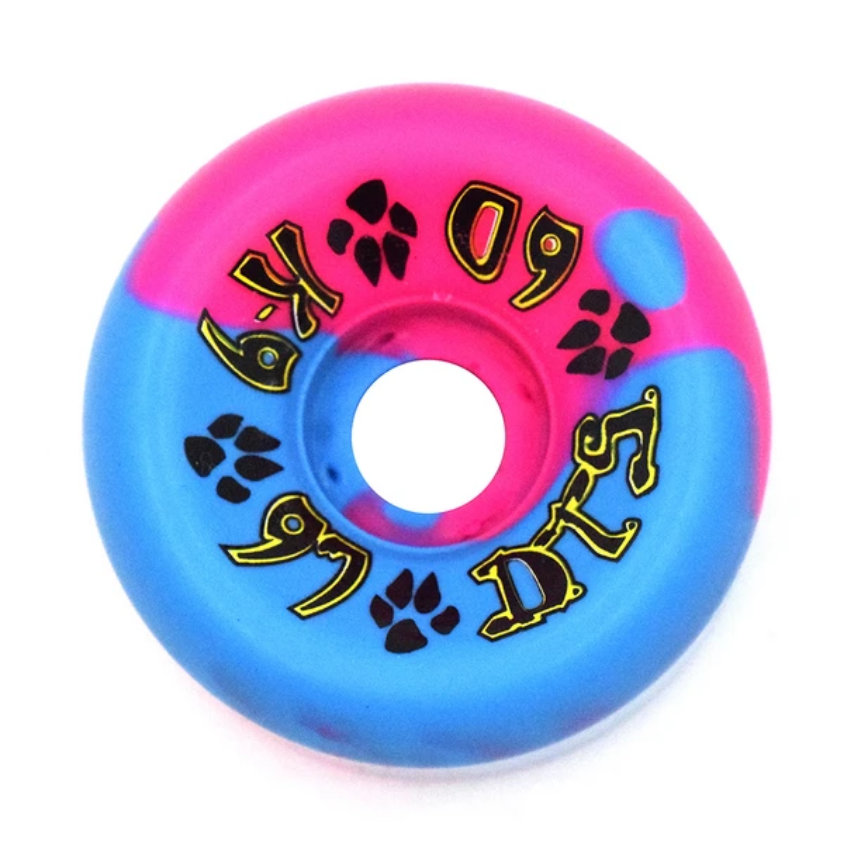 Dogtown K-9 80's 97a Pink/Blue Swirl 60mm