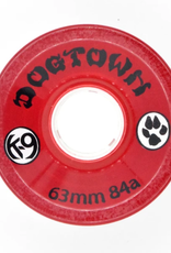 Dogtown K-9 Premium Cruiser 84a 63mm Clear Red Wheel