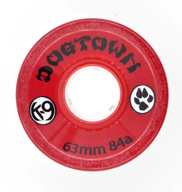 Dogtown K-9 Premium Cruiser 84a 63mm Clear Red Wheel