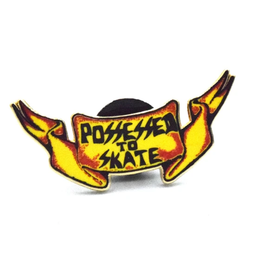 Possessed To Skate Wings Enamel Pin