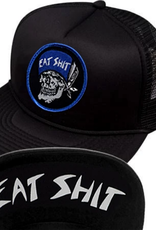 Eat Shit Patch Flip Mesh Hat Black