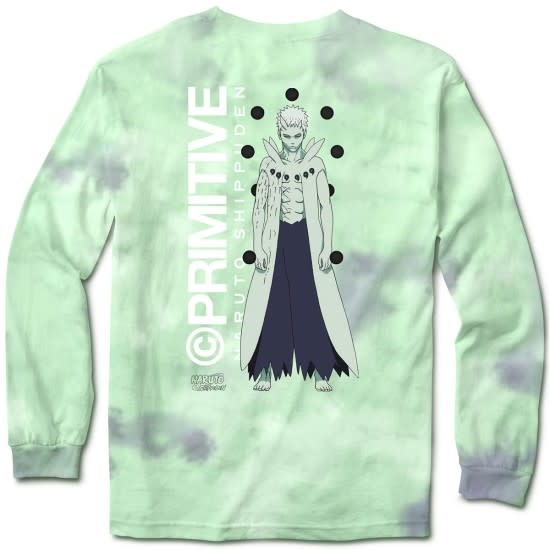 Primitive Obito Washed L/S Mint Tee