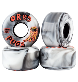 Welcome Skateboards Orbs Pugs Black/White Swirl 54mm