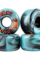 Welcome Skateboards Orbs Pugs Black/Blue Swirl 54mm
