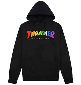 Thrasher Mag. Rainbow Mag Hoody Black