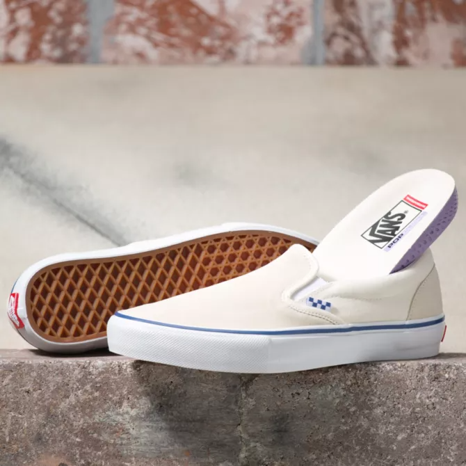 Vans Shoes Slip On Pro Off White - APB 
