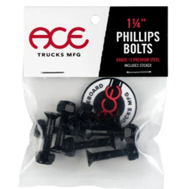 Ace Skateboard Truck MFG. Ace Bolts Phillips 1 1/4"