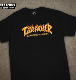 Thrasher Mag. Fire Logo Black