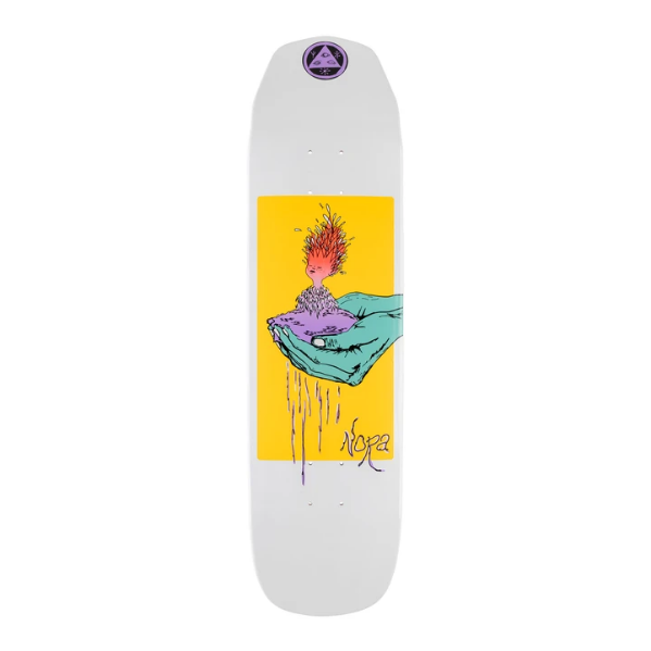 Welcome Skateboards Soil on Wicked Princess White Dip 8.125"