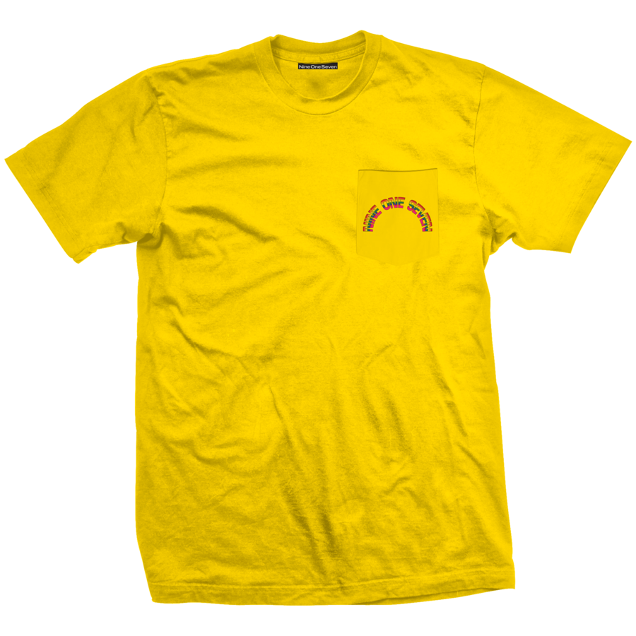 Call Me 917 Rainbow Tee Yellow