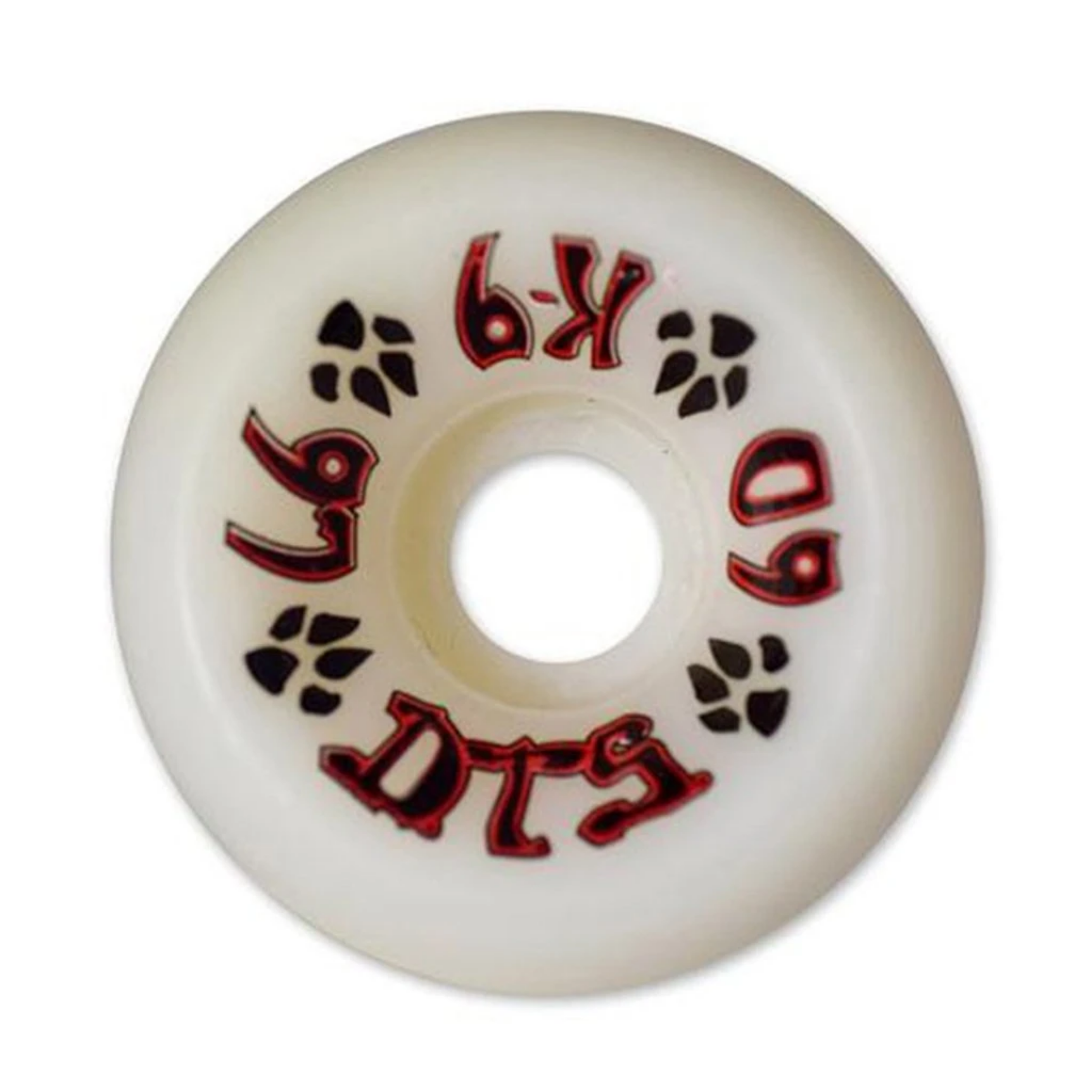 Dogtown K-9 80's 97a White 60mm