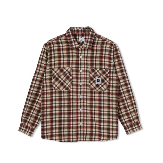 Polar Skate Co. Polar Flannel Shirt Brown