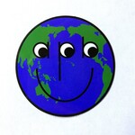 APB Skateshop Happy World Globe Sticker