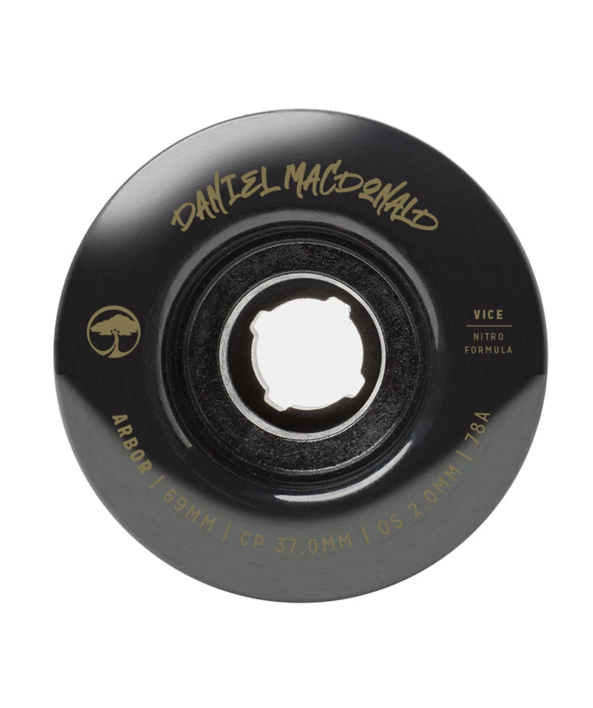 Arbor Vice Wheel 78a Daniel MacDonald Black 69mm