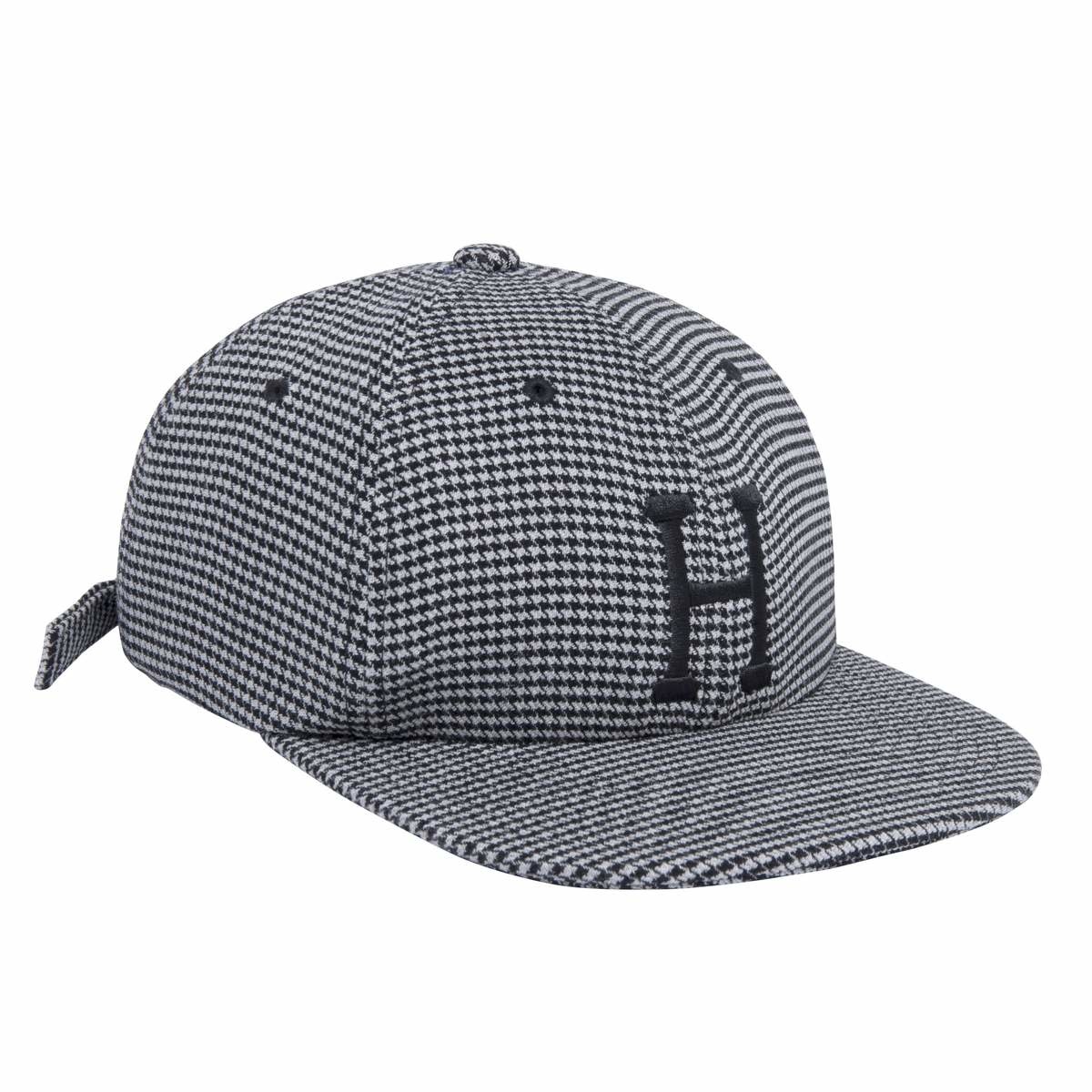 HUF Classic H Houndstooth 6 Panel Black