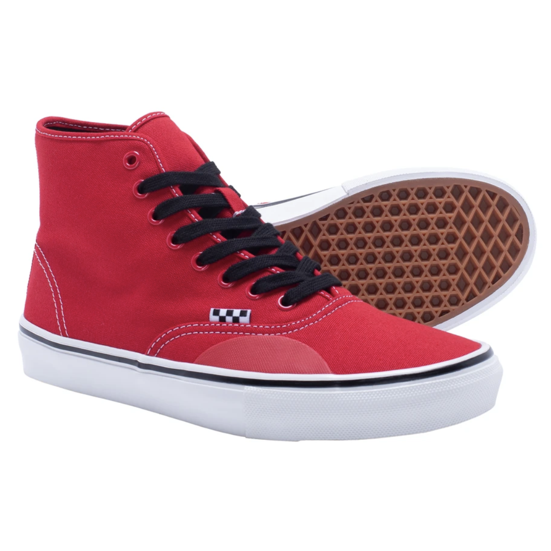 vans authentic red skate shoes