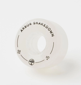 Arbor Shakedown Wheel 80a Ghost White 58mm