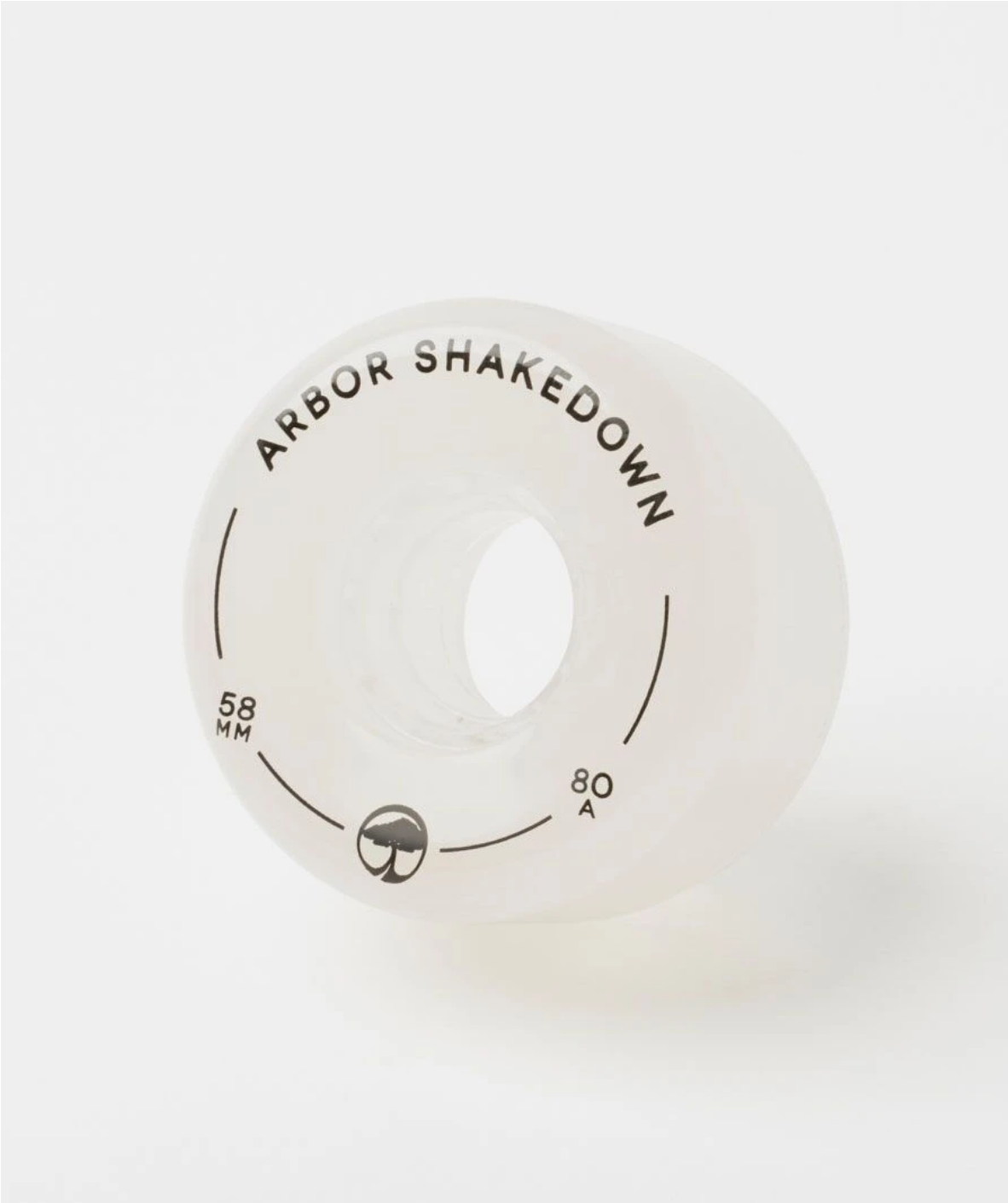 Arbor Shakedown Wheel 80a Ghost White 58mm