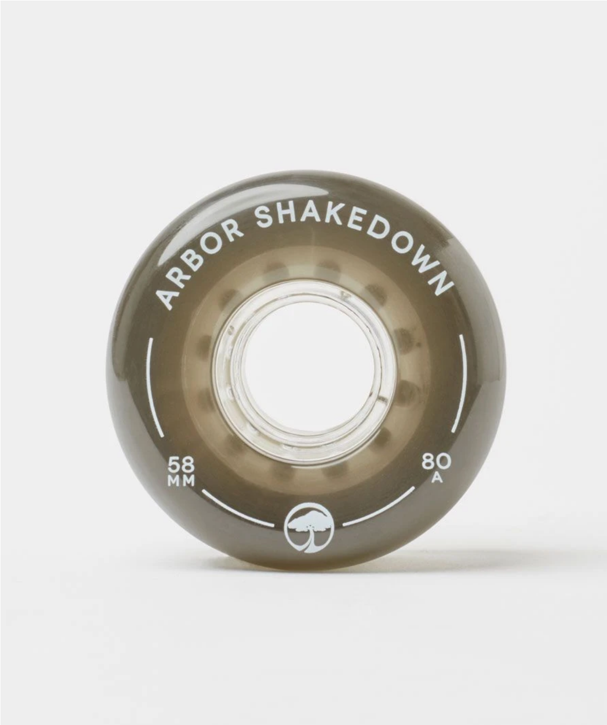 Arbor Shakedown Wheel 80a Ghost Black 58mm