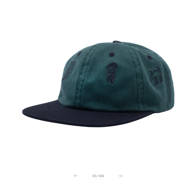 Fucking Awesome Yesterday Today Strapback Green
