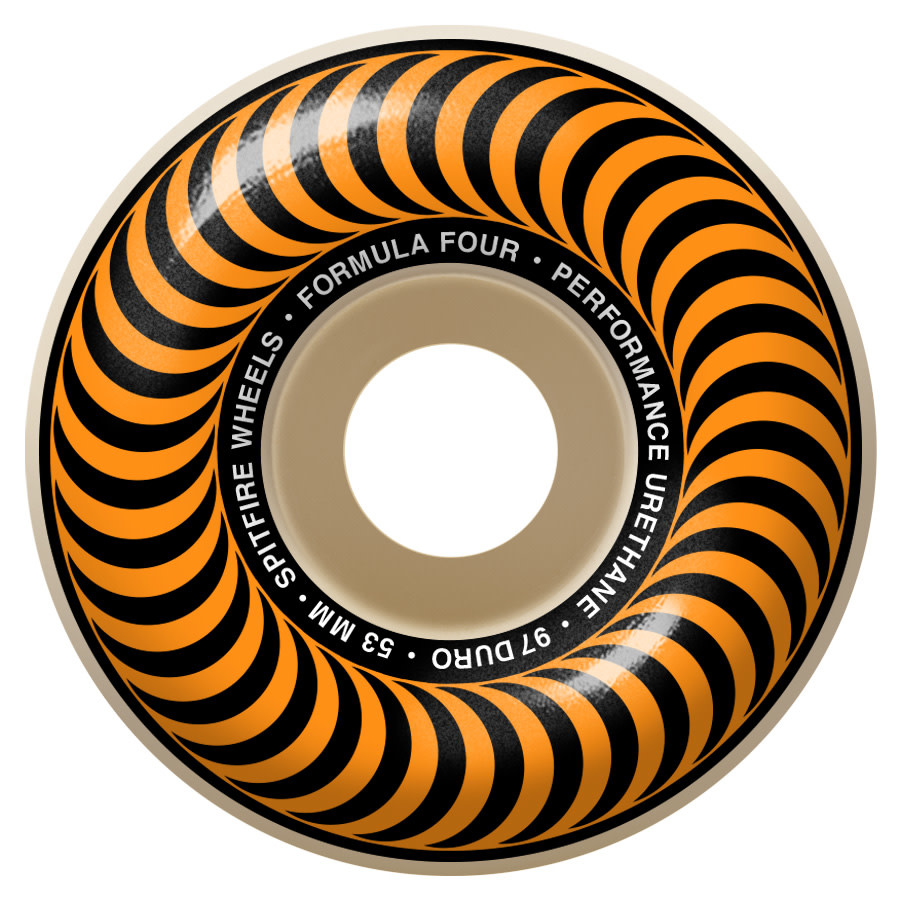 Spitfire Wheels Spitfire F4 97d Classic Swirl Orange 53mm