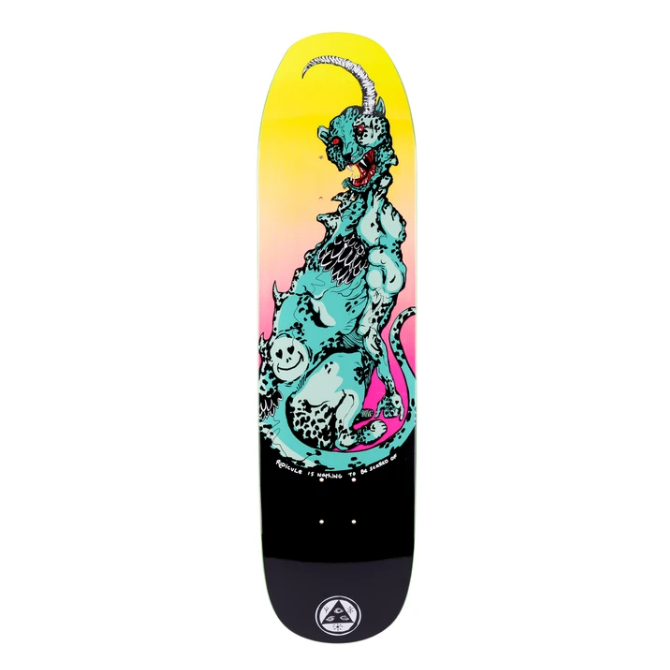 Welcome Skateboards Cheetah on Son of Moontrimmer 8.25" Black/Surf Fade