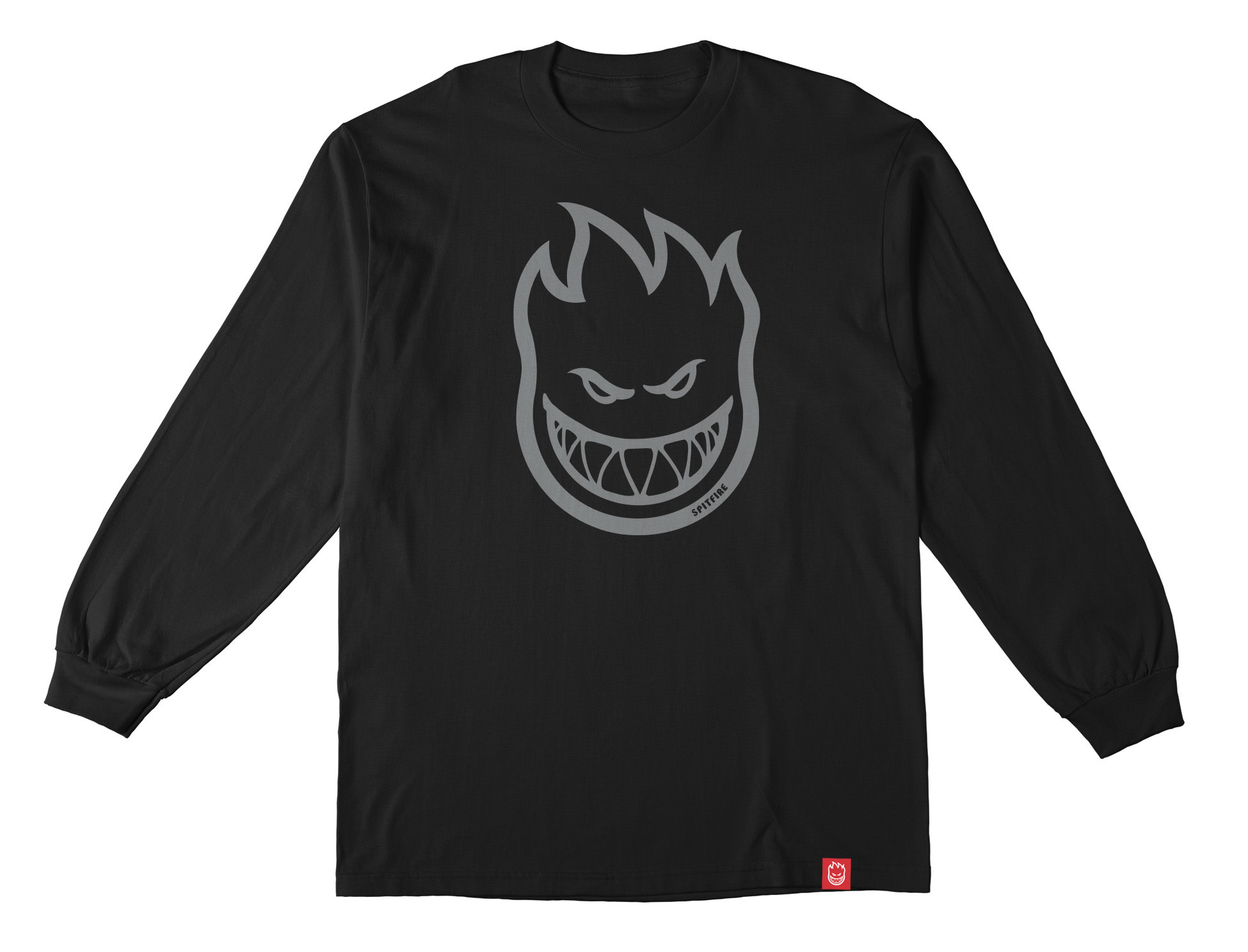 Spitfire Wheels Youth  Bighead L/S Black/Silver