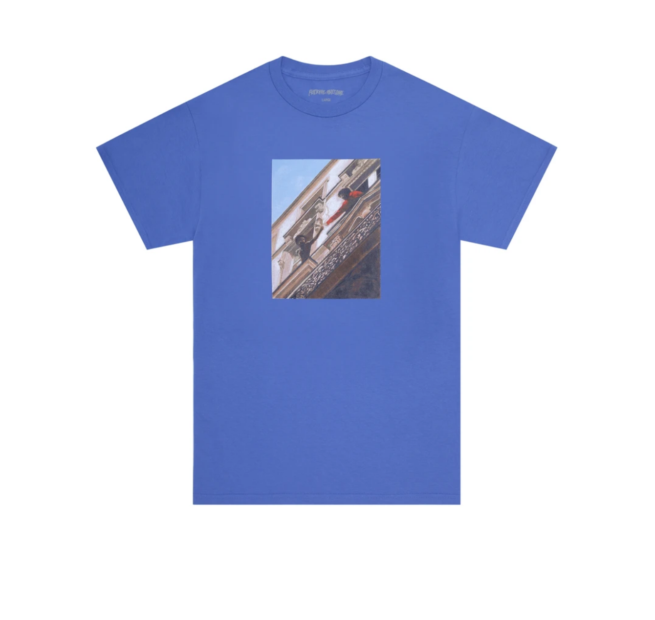 Fucking Awesome Paris Tee Flo Blue