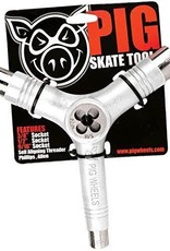 Pig Wheels Pig Tri-Socket Threader White Tool