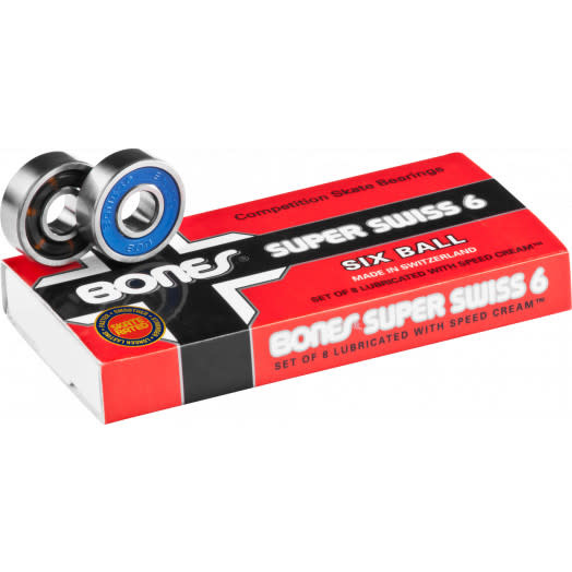 Bones Bones® Super Swiss 6 Bearings 8 Pack