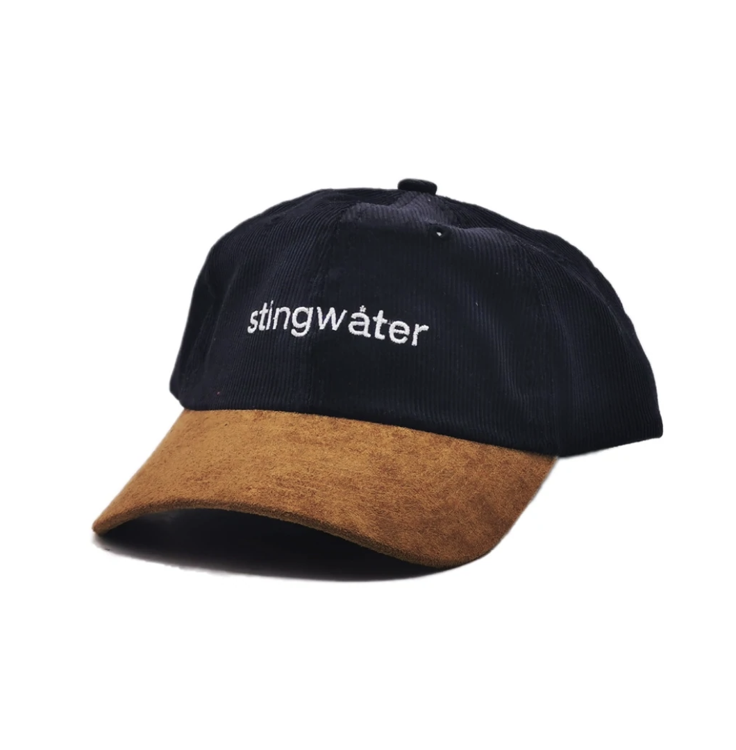 Stingwater Two Tone Cord/Suede Hat Black/Brown