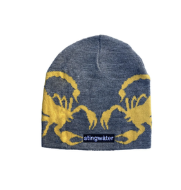 Stingwater Double Sting Scorpion Beanie Gray