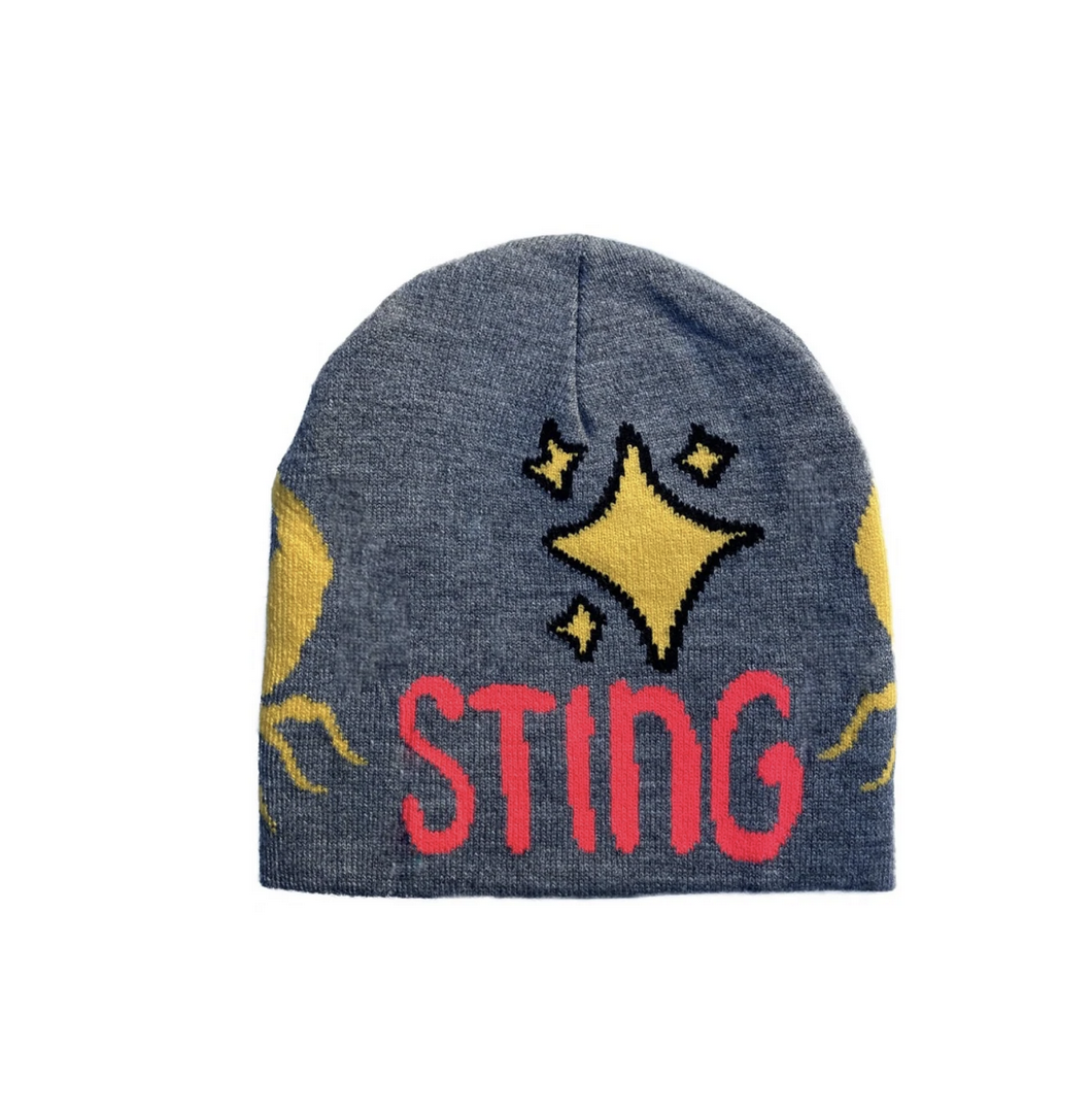 Stingwater Double Sting Scorpion Beanie Gray