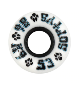 Dogtown K-9 Softys 86a White 53mm White