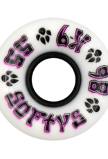 Dogtown K-9 Softys 86a White 55mm White