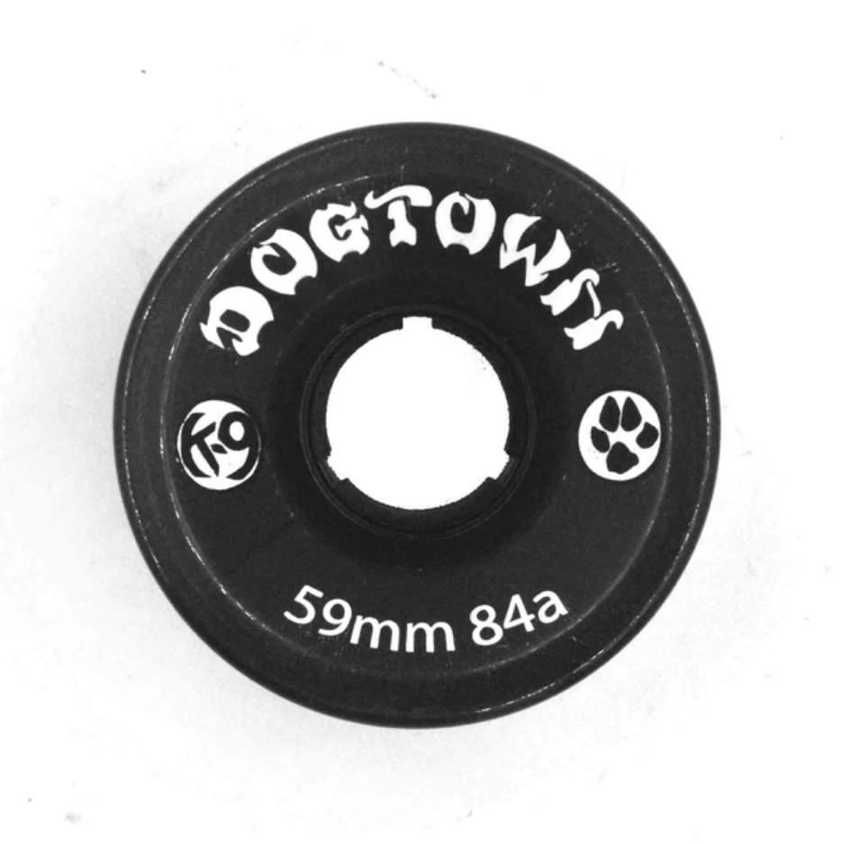 Dogtown K-9 Premium Cruiser 84a 59mm Clear Black Wheel