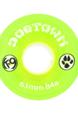 Dogtown K-9 Premium Cruiser 84a 63mm Clear Lime Wheel