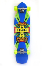 Dogtown Death To Invaders Longboard 9.375" Bright Green/Blue Ray Complete