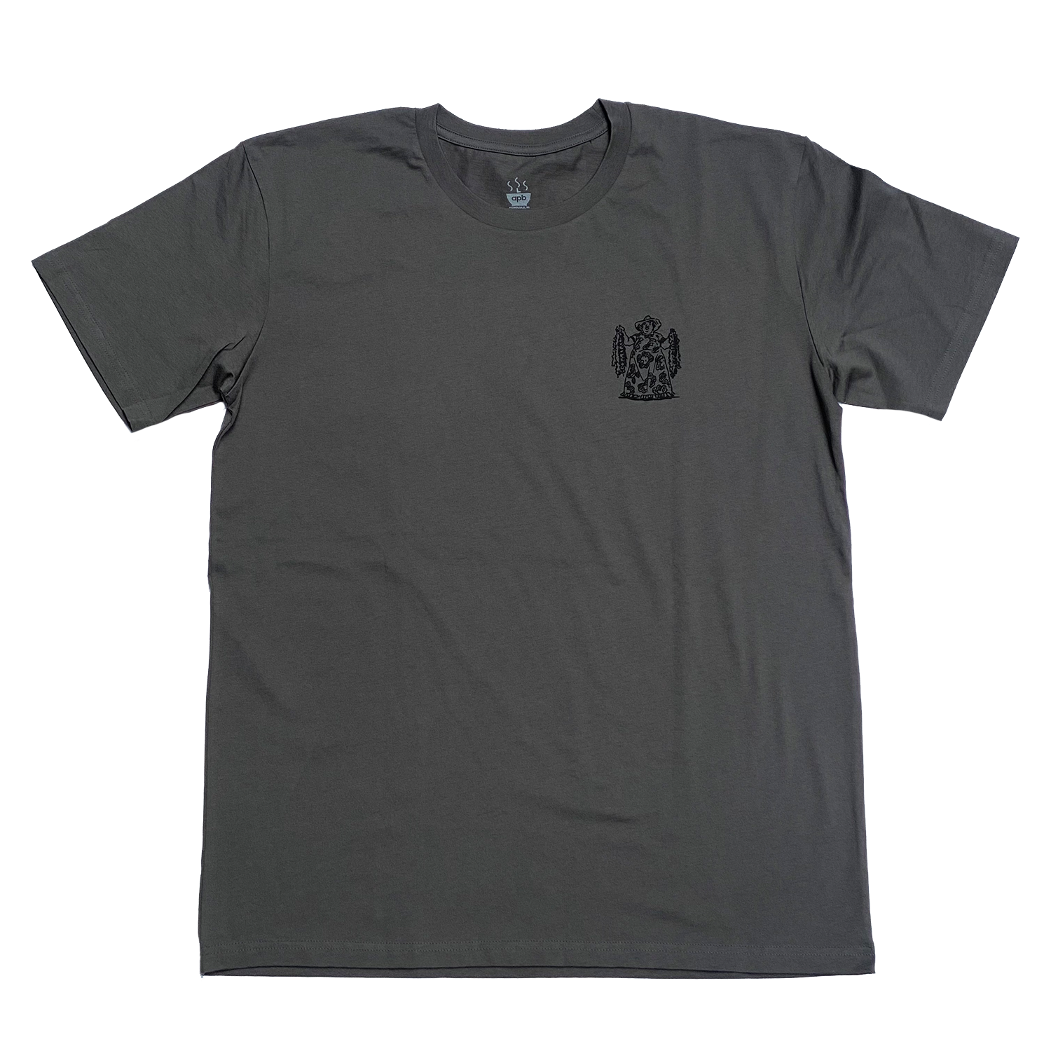 APB Skateshop APB Lei Greeter Tee Charcoal