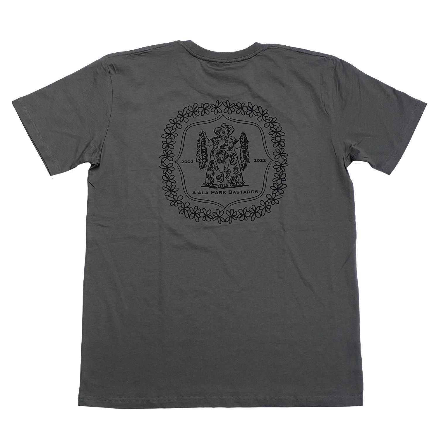 APB Skateshop APB Lei Greeter Tee Charcoal