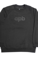 APB Skateshop APB Logo Crew Neck Coal