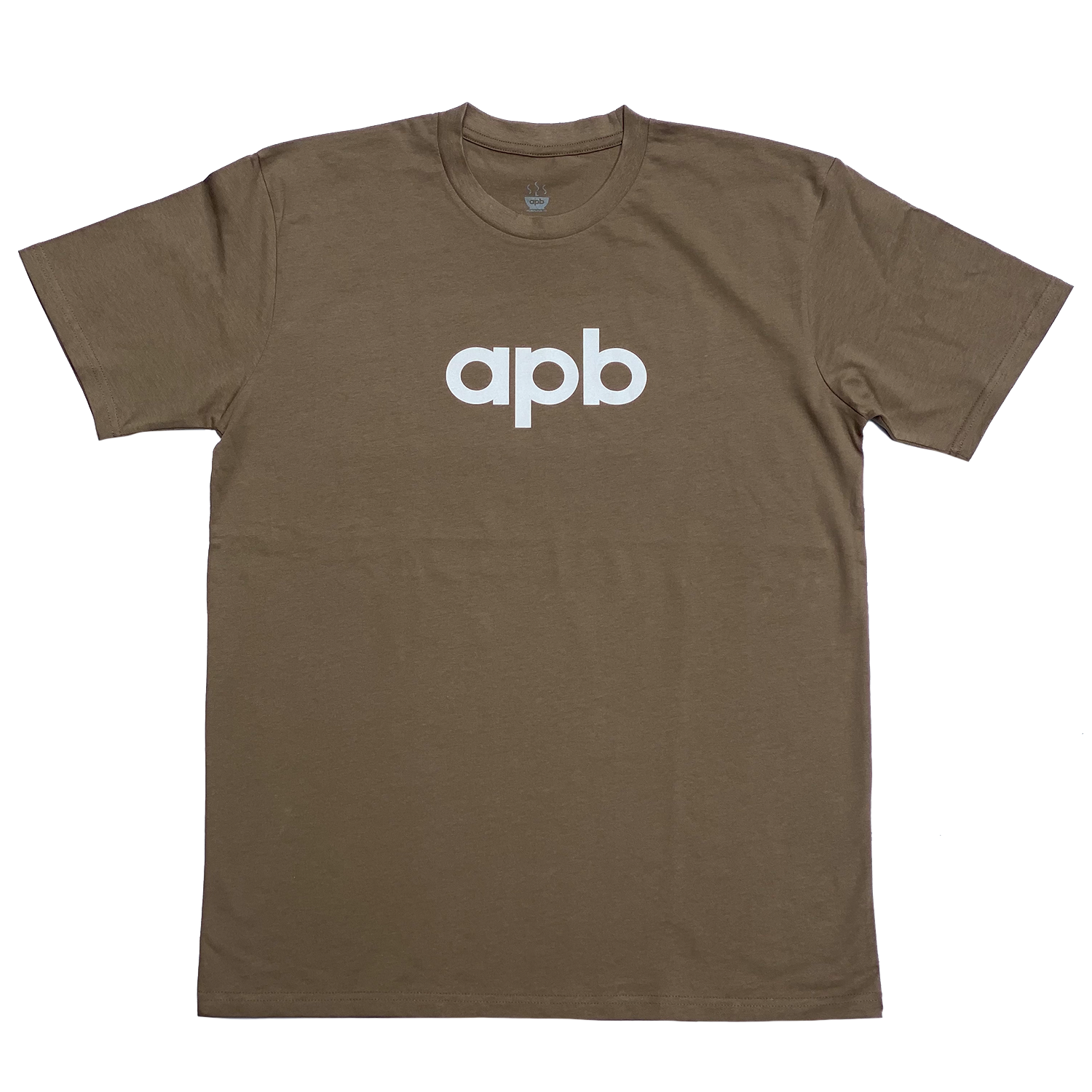 APB Skateshop APB Logo Coffee/White