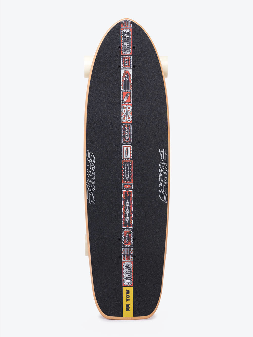 YOW Surfskate Dark 34.5" Pukas Surfskate 2022 Complete